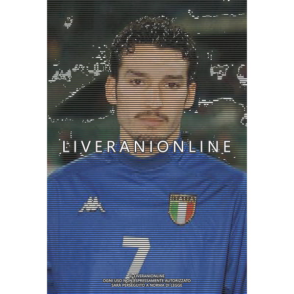 ITALIA NAZIONALE DI CALCIO 2000 NELLA FOTO ZAMBROTTA GIANLUCA FOTO ALDO LIVERANI