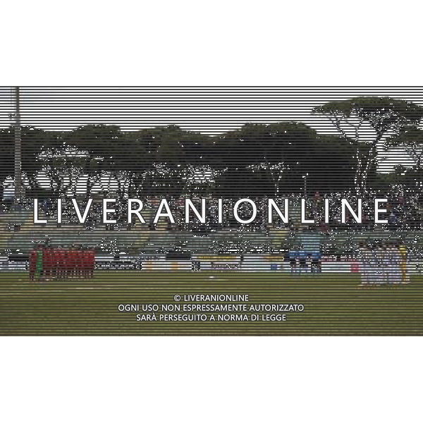 64Â° Viareggio Cup World Football Tournament Coppa Carnevale 2012 Finale Viareggio (LU) - 20.02.2012 Roma-Juventus Nella Foto:minuto di silnzio per i militari italiani morti in afghanistan /Ph.Vitez-Ag. Aldo Liverani