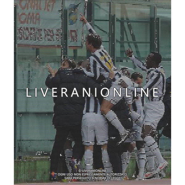 64Â° Viareggio Cup World Football Tournament Coppa Carnevale 2012 Finale Viareggio (LU) - 20.02.2012 Roma-Juventus Nella Foto:beltrame esulta /Ph.Vitez-Ag. Aldo Liverani