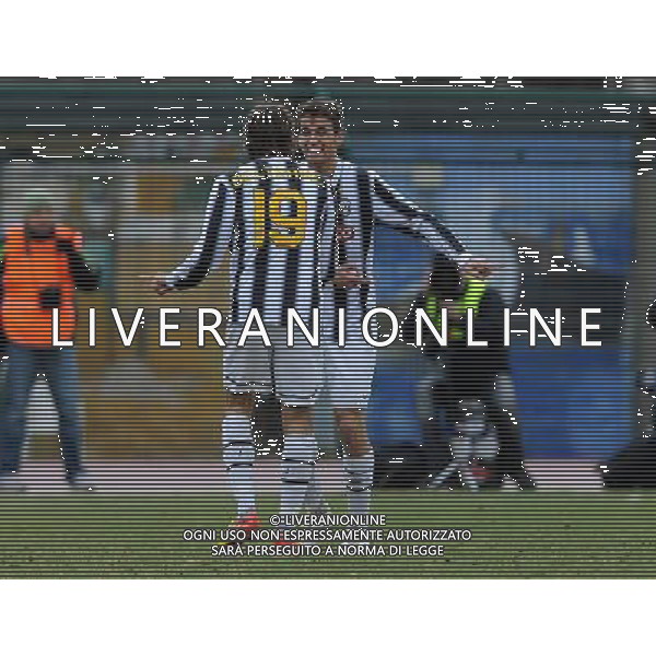 64Â° Viareggio Cup World Football Tournament Coppa Carnevale 2012 Finale Viareggio (LU) - 20.02.2012 Roma-Juventus Nella Foto:beltrame esulta /Ph.Vitez-Ag. Aldo Liverani