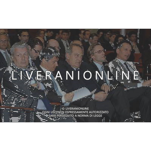 MILANO 20/2/2012 PALAZZO MEZZANOTTE, P.zza AFFARI, 6 IL COMITATO PER LA CORPORATE GOVERNANCE PRESENTA IL NUOVO CODICE DI AUTODISCIPLINA NELLA FOTO DOMENICO SINISCALCO, ANDREA BELTRATTI, LUIGI ABETE, MASSIMO TONONI E GIUSEPPE RECCHI FOTO ROMANO/AG ALDO LIVERANI