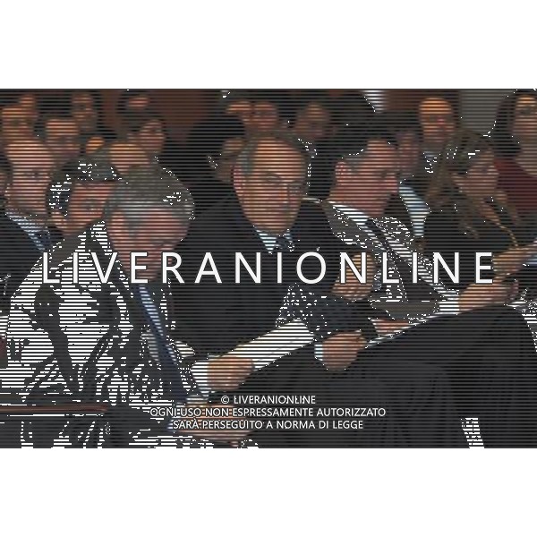 MILANO 20/2/2012 PALAZZO MEZZANOTTE, P.zza AFFARI, 6 IL COMITATO PER LA CORPORATE GOVERNANCE PRESENTA IL NUOVO CODICE DI AUTODISCIPLINA NELLA FOTO DOMENICO SINISCALCO, ANDREA BELTRATTI, LUIGI ABETE, MASSIMO TONONI E GIUSEPPE RECCHI FOTO ROMANO/AG ALDO LIVERANI