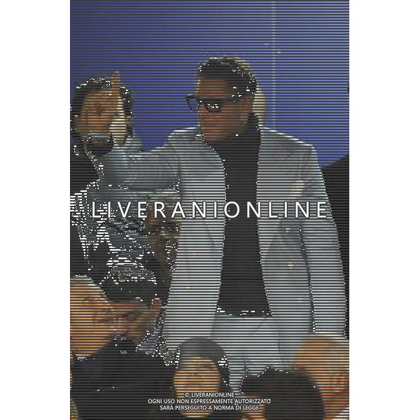 Napoli - 21/02/2012 - Stadio San Paolo - Uefa Champions League 2011/2012 - Ottavi di finale andata - Napoli vs Chelsea - nella foto: lapo Elkann in tribuna Œ© Fabrizio Corradetti - Ag. Aldo Liverani sas