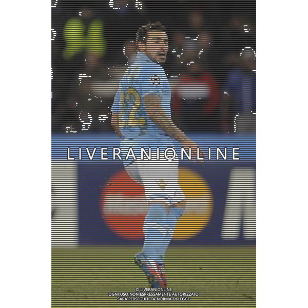 Napoli - 21/02/2012 - Stadio San Paolo - Uefa Champions League 2011/2012 - Ottavi di finale andata - Napoli vs Chelsea - nella foto: Ezequiel Lavezzi å© Fabrizio Corradetti - Ag. Aldo Liverani sas