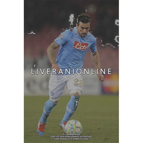 Napoli - 21/02/2012 - Stadio San Paolo - Uefa Champions League 2011/2012 - Ottavi di finale andata - Napoli vs Chelsea - nella foto: Ezequiel Lavezzi å© Fabrizio Corradetti - Ag. Aldo Liverani sas
