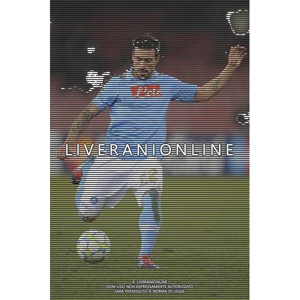 Napoli - 21/02/2012 - Stadio San Paolo - Uefa Champions League 2011/2012 - Ottavi di finale andata - Napoli vs Chelsea - nella foto: Ezequiel Lavezzi å© Fabrizio Corradetti - Ag. Aldo Liverani sas