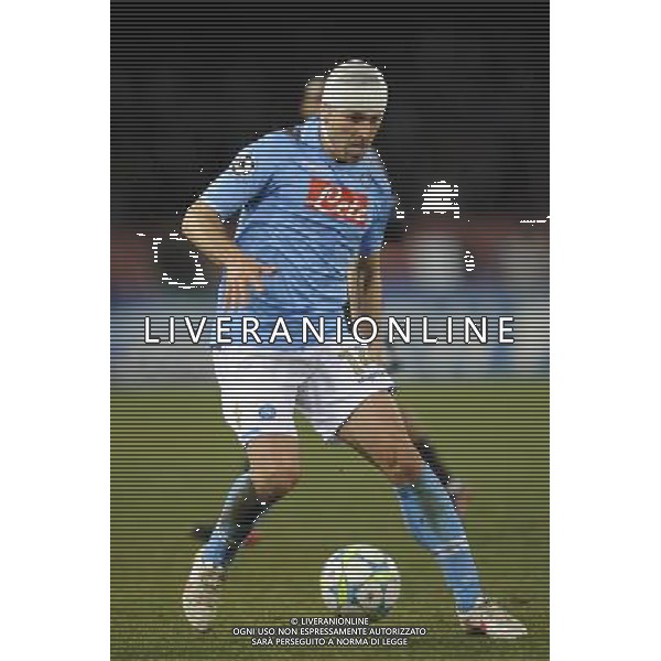 Napoli - 21/02/2012 - Stadio San Paolo - Uefa Champions League 2011/2012 - Ottavi di finale andata - Napoli vs Chelsea - nella foto: Hugo Campagnaro å© Fabrizio Corradetti - Ag. Aldo Liverani sas