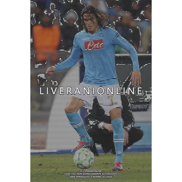 NAPOLI CHELSEA-CHAMPIONS LEAGUE 21/02/2012 NELLA FOTO: EDINSON CAVANI FOTO MOSCA- AG.LIVERANI