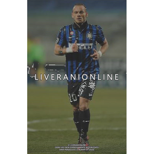 UEFA Champions League 2011/2012 Ottavi di Finale Andata Marsiglia (Francia) - 22.02.2012 Olympique Marsiglia-Inter Nella Foto:sneijder wesley /Ph.Vitez-Ag. Aldo Liverani