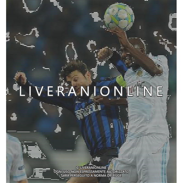 UEFA Champions League 2011/2012 Ottavi di Finale Andata Marsiglia (Francia) - 22.02.2012 Olympique Marsiglia-Inter Nella Foto:javier zanetti-diarra /Ph.Vitez-Ag. Aldo Liverani