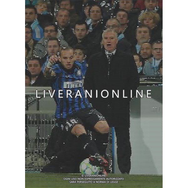 UEFA Champions League 2011/2012 Ottavi di Finale Andata Marsiglia (Francia) - 22.02.2012 Olympique Marsiglia-Inter Nella Foto: didier deschamps e sneijder wesley /Ph.Vitez-Ag. Aldo Liverani
