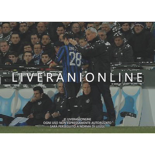 UEFA Champions League 2011/2012 Ottavi di Finale Andata Marsiglia (Francia) - 22.02.2012 Olympique Marsiglia-Inter Nella Foto:ranieri claudio e mauro zarate /Ph.Vitez-Ag. Aldo Liverani