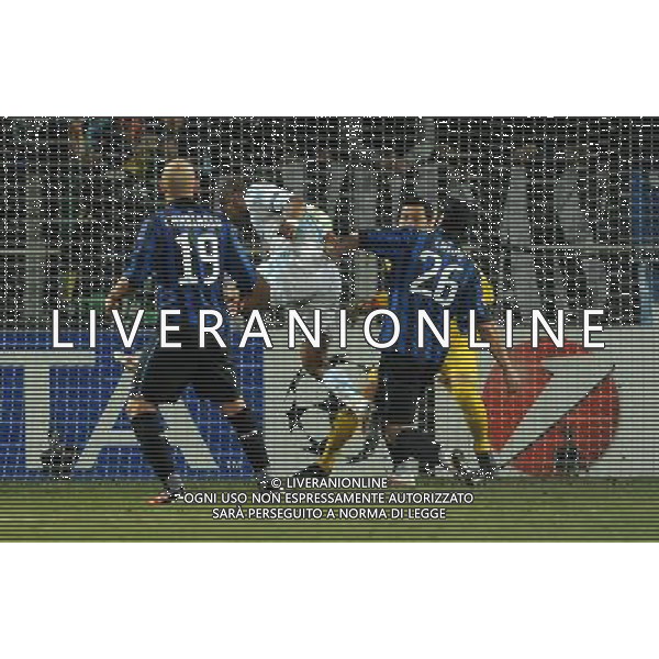 UEFA Champions League 2011/2012 Ottavi di Finale Andata Marsiglia (Francia) - 22.02.2012 Olympique Marsiglia-Inter Nella Foto:ayew gol /Ph.Vitez-Ag. Aldo Liverani