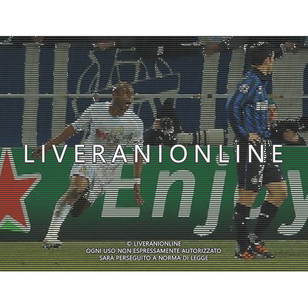 UEFA Champions League 2011/2012 Ottavi di Finale Andata Marsiglia (Francia) - 22.02.2012 Olympique Marsiglia-Inter Nella Foto:ayew esulta dopo il gol /Ph.Vitez-Ag. Aldo Liverani
