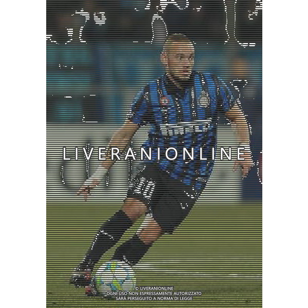 UEFA Champions League 2011/2012 Ottavi di Finale Andata Marsiglia (Francia) - 22.02.2012 Olympique Marsiglia-Inter Nella Foto:Sneijder Wesley /Ph.Vitez-Ag. Aldo Liverani