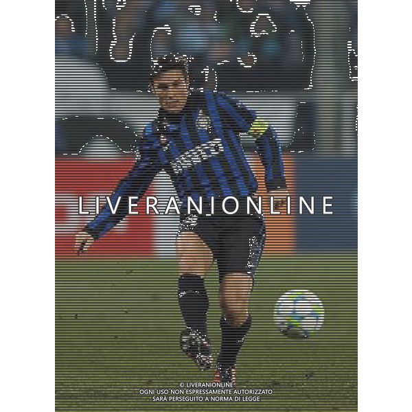 UEFA Champions League 2011/2012 Ottavi di Finale Andata Marsiglia (Francia) - 22.02.2012 Olympique Marsiglia-Inter Nella Foto:Zanetti Javier /Ph.Vitez-Ag. Aldo Liverani