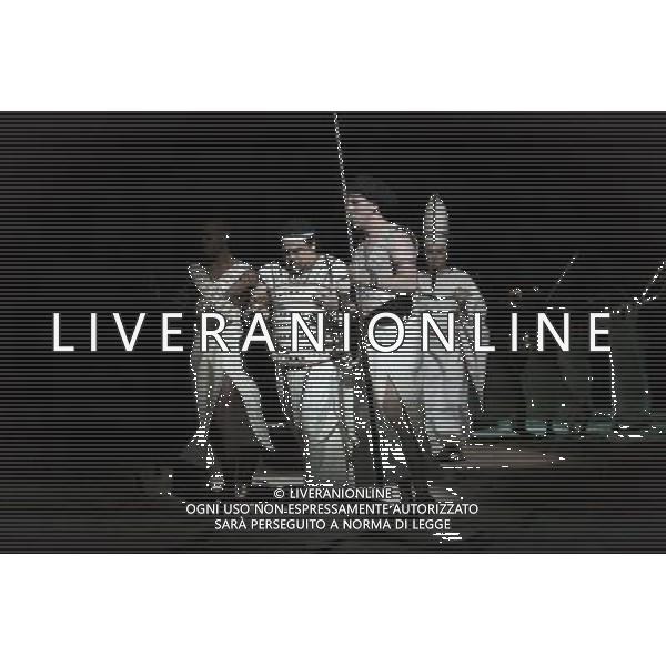 The full dress rehearsal of Stephen Medcalf\'s new production of Verdi\'s opera \'Aida\' at the Royal Albert Hall in London on February 22, 2012. Running from February 23 to March 11, the production features 120 cast members and will vividly recreate a world of eternal love set within the ruins of ancient Egypt. An international cast will be accompanied by the Royal Philharmonic Orchestra, conducted by Andrew Greenwood. /AG ALDO LIVERANI SAS - ITALY ONLY -