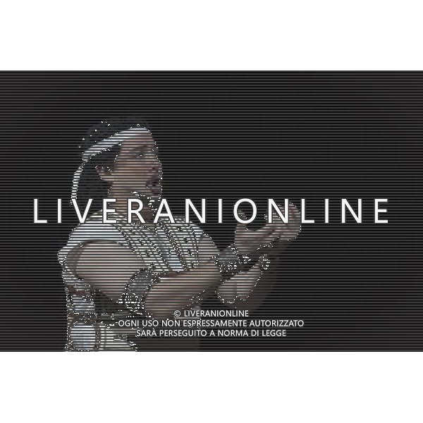 The full dress rehearsal of Stephen Medcalf\'s new production of Verdi\'s opera \'Aida\' at the Royal Albert Hall in London on February 22, 2012. Running from February 23 to March 11, the production features 120 cast members and will vividly recreate a world of eternal love set within the ruins of ancient Egypt. An international cast will be accompanied by the Royal Philharmonic Orchestra, conducted by Andrew Greenwood. /AG ALDO LIVERANI SAS - ITALY ONLY -