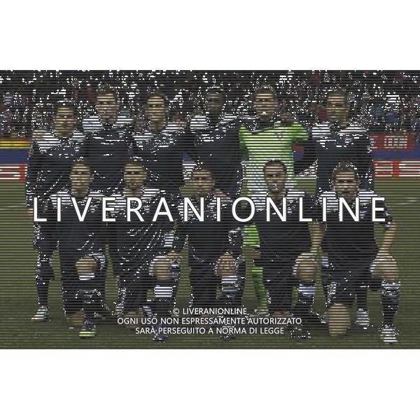 Lazio\'s team photo during Europa League match.February 23,2012. (ALTERPHOTOS/Acero) /AG ALDO LIVERANI SAS - ITALY ONLY -