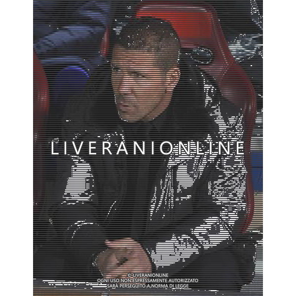 Atletico de Madrid\'s coach Diego Pablo Simeone during Europa League match.February 23,2012. (ALTERPHOTOS/Acero) /AG ALDO LIVERANI SAS - ITALY ONLY -