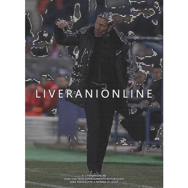 Atletico de Madrid\'s coach Diego Pablo Simeone during Europa League match.February 23,2012. (ALTERPHOTOS/Acero) /AG ALDO LIVERANI SAS - ITALY ONLY -