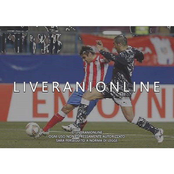 Madrid (23/02/2012) UEFA Europa League. Atletico de Madrid- S.S. Lazio Salvio, Andre Dias. ©Alex Cid-Fuentes/ALFAQUI /AG ALDO LIVERANI SAS - ITALY ONLY -