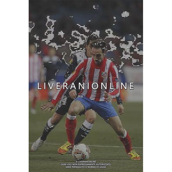 Madrid (23/02/2012) UEFA Europa League. Atletico de Madrid- S.S. Lazio Juanfran. ©Alex Cid-Fuentes/ALFAQUI /AG ALDO LIVERANI SAS - ITALY ONLY -