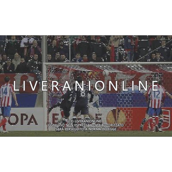 Madrid (23/02/2012) UEFA Europa League. Atletico de Madrid- S.S. Lazio ©Alex Cid-Fuentes/ALFAQUI /AG ALDO LIVERANI SAS - ITALY ONLY -