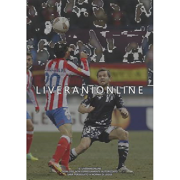 Madrid (23/02/2012) UEFA Europa League. Atletico de Madrid- S.S. Lazio Lulic. ©Alex Cid-Fuentes/ALFAQUI /AG ALDO LIVERANI SAS - ITALY ONLY -