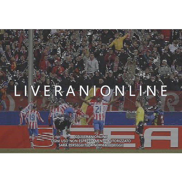 Madrid (23/02/2012) UEFA Europa League. Atletico de Madrid- S.S. Lazio ©Alex Cid-Fuentes/ALFAQUI /AG ALDO LIVERANI SAS - ITALY ONLY -