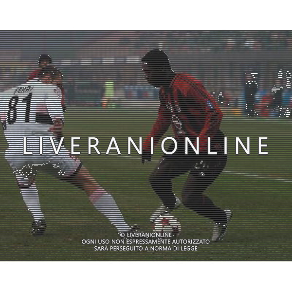 MILANO,12-01-05-DFP/FOTO GIORGIO RAVEZZANI COPPA ITALIA[ MILAN-PALERMO: CLARENCE SEEDORF AG ALDO LIVERANI SAS