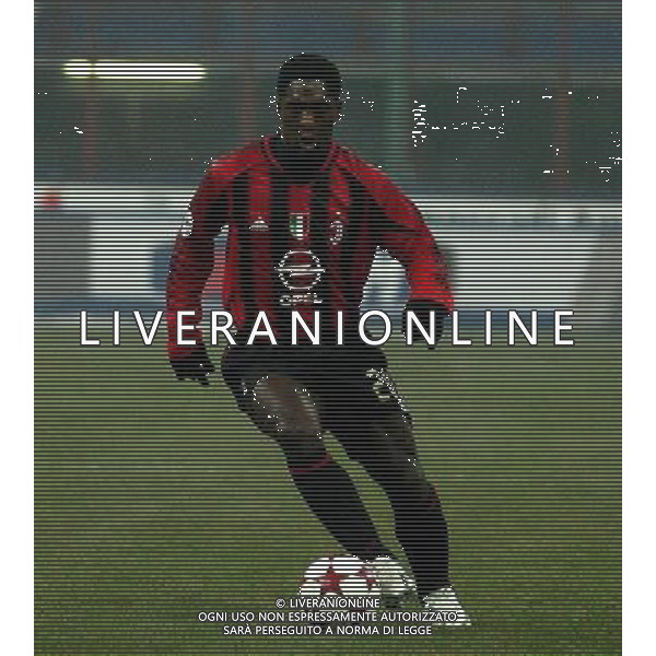 MILANO,12-01-05-DFP/FOTO GIORGIO RAVEZZANI COPPA ITALIA[ MILAN-PALERMO: CLARENCE SEEDORF AG ALDO LIVERANI SAS