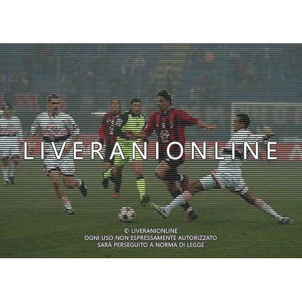 MILANO,12-01-05-DFP/FOTO GIORGIO RAVEZZANI COPPA ITALIA[ MILAN-PALERMO: MANUEL RUI COSTA AG ALDO LIVERANI SAS