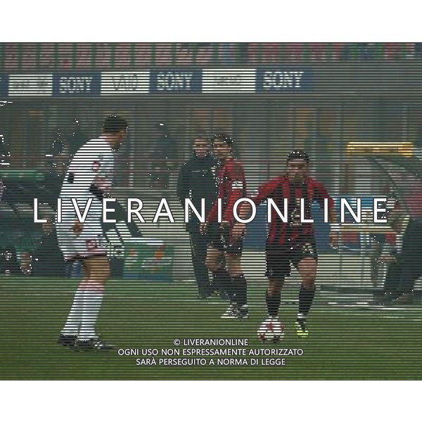 MILANO,12-01-05-DFP/FOTO GIORGIO RAVEZZANI COPPA ITALIA[ MILAN-PALERMO: CRISTIAN BROCCHI AG ALDO LIVERANI SAS