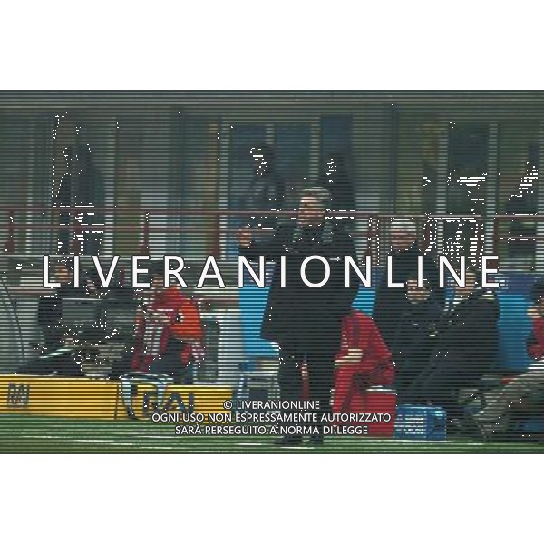 MILANO,12-01-05-DFP/FOTO GIORGIO RAVEZZANI COPPA ITALIA[ MILAN-PALERMO: CARLO ANCELOTTI AG ALDO LIVERANI SAS