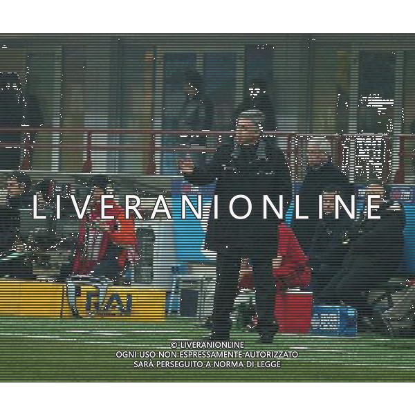 MILANO,12-01-05-DFP/FOTO GIORGIO RAVEZZANI COPPA ITALIA[ MILAN-PALERMO: CARLO ANCELOTTI AG ALDO LIVERANI SAS