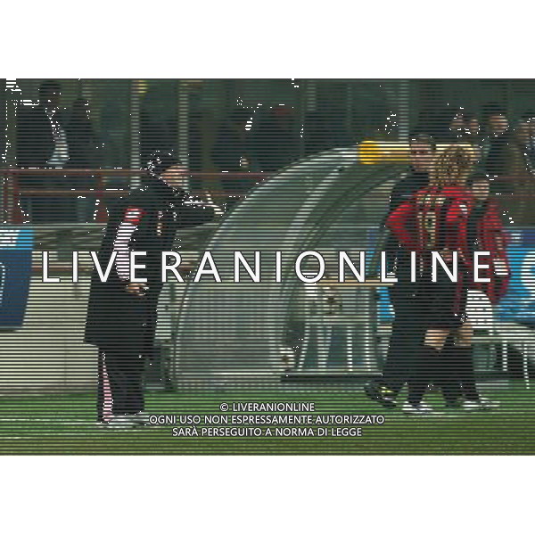MILANO,12-01-05-DFP/FOTO GIORGIO RAVEZZANI COPPA ITALIA[ MILAN-PALERMO: FRANCESCO GUIDOLIN AG ALDO LIVERANI SAS
