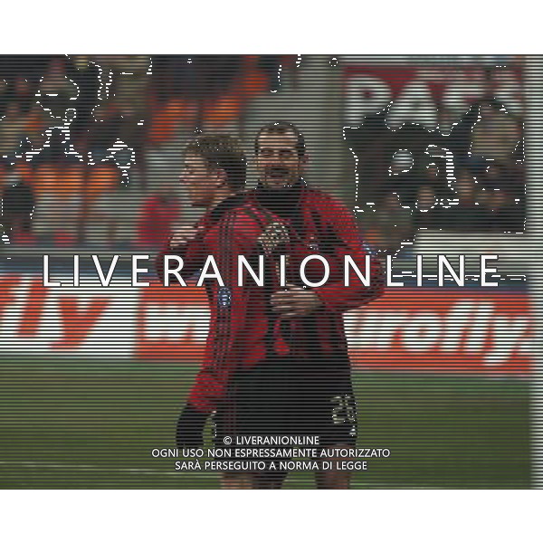MILANO,12-01-05-DFP/FOTO GIORGIO RAVEZZANI COPPA ITALIA[ MILAN-PALERMO: JON DHAL TOMASSON AG ALDO LIVERANI SAS
