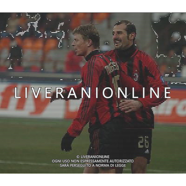 MILANO,12-01-05-DFP/FOTO GIORGIO RAVEZZANI COPPA ITALIA[ MILAN-PALERMO: JON DHAL TOMASSON AG ALDO LIVERANI SAS