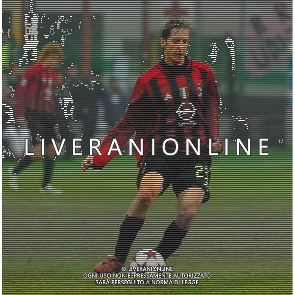 MILANO,12-01-05-DFP/FOTO GIORGIO RAVEZZANI COPPA ITALIA[ MILAN-PALERMO: MASSIMO AMBROSINI AG ALDO LIVERANI SAS