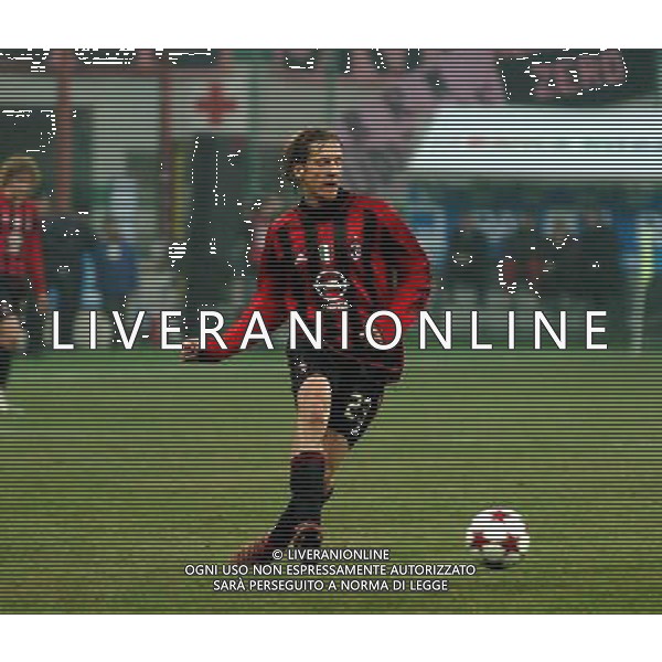 MILANO,12-01-05-DFP/FOTO GIORGIO RAVEZZANI COPPA ITALIA[ MILAN-PALERMO: MASSIMO AMBROSINI AG ALDO LIVERANI SAS