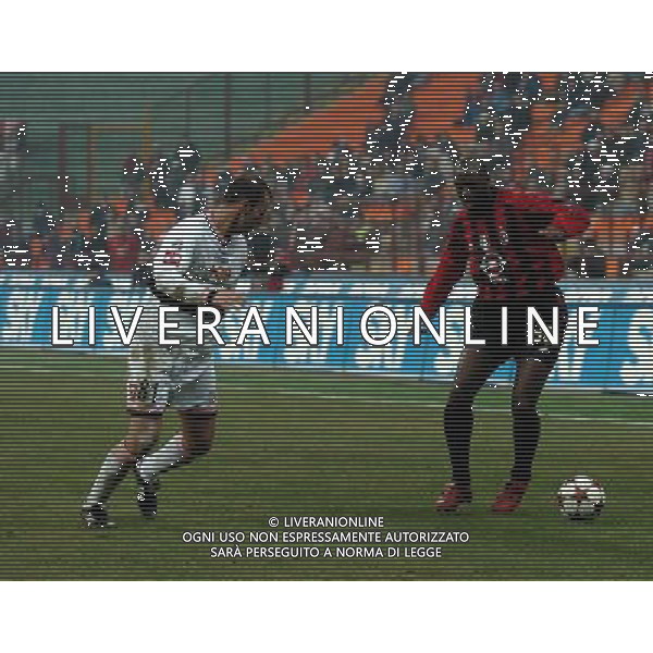 MILANO,12-01-05-DFP/FOTO GIORGIO RAVEZZANI COPPA ITALIA[ MILAN-PALERMO: HARVEY DELANO ESAJAS AG ALDO LIVERANI SAS