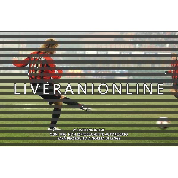 MILANO,12-01-05-DFP/FOTO MARCO DE PONTI COPPA ITALIA[ MILAN-PALERMO: FABRICIO COLOCCINI AG ALDO LIVERANI SAS