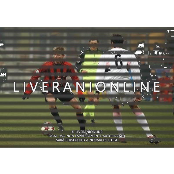 MILANO,12-01-05-DFP/FOTO MARCO DE PONTI COPPA ITALIA[ MILAN-PALERMO: JON DHAL TOMASSON AG ALDO LIVERANI SAS