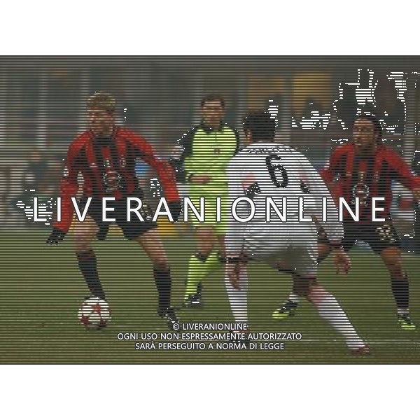 MILANO,12-01-05-DFP/FOTO MARCO DE PONTI COPPA ITALIA[ MILAN-PALERMO: JON DHAL TOMASSON AG ALDO LIVERANI SAS