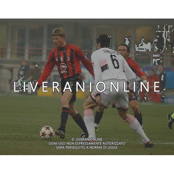 MILANO,12-01-05-DFP/FOTO MARCO DE PONTI COPPA ITALIA[ MILAN-PALERMO: JON DHAL TOMASSON AG ALDO LIVERANI SAS