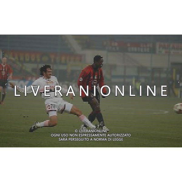 MILANO,12-01-05-DFP/FOTO MARCO DE PONTI COPPA ITALIA[ MILAN-PALERMO: CLARENCE SEEDORF AG ALDO LIVERANI SAS