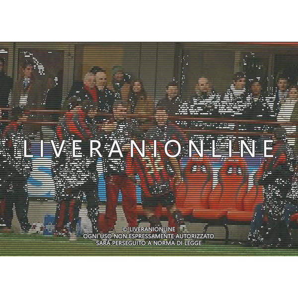 MILANO,12-01-05-DFP/FOTO MARCO DE PONTI COPPA ITALIA[ MILAN-PALERMO: CRISTIAN BROCCHI AG ALDO LIVERANI SAS