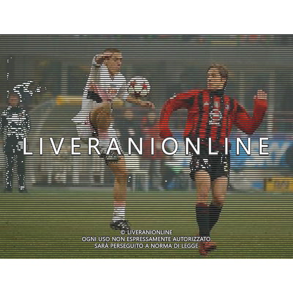 MILANO,12-01-05-DFP/FOTO MARCO DE PONTI COPPA ITALIA[ MILAN-PALERMO: MASSIMO AMBROSINI AG ALDO LIVERANI SAS
