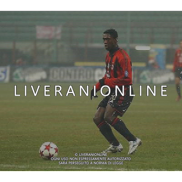 MILANO,12-01-05-DFP/FOTO MARCO DE PONTI COPPA ITALIA[ MILAN-PALERMO: CLARENCE SEEDORF AG ALDO LIVERANI SAS